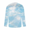 thumbnail image 5 of Rvwovn Men's Moisture Wicking Abstract Paint Long Sleeve Top, Breathable Workout Gym Running Raglan Shirt, 5 of 5
