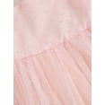thumbnail image 6 of Bagilaanoe Toddler Baby Girl Party Dress Ruffle Flying Sleeve A-line Princess Dresses 3M 6M 12M 18M 24M 3T Kid Patchwork Tulle Skirt, 6 of 8