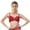 Red, variant on Women's Sequins Sparkle Beaded Accents Bra Top Rave Cabaret Belly Dance Costume Clubwear