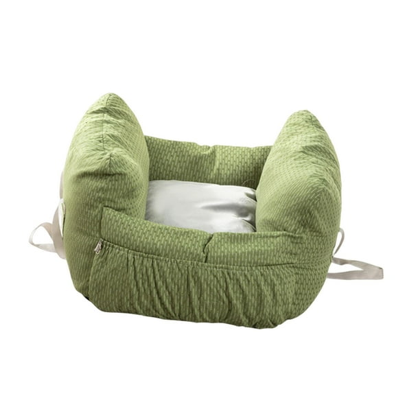 Asiento De Coche Para Perros Asiento De Coche De Seguridad Para Viajes De Mascotas Portátil Asiento Trasero Delantero Portador De Mascotas Verde Sunnimix Asiento elevador de coche para mascotas