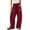 Wine, variant on RQYYD Womens Barrel Sweatpants High Waisted Wide Leg Pants Drawstring Athletic Baggy Pants Lounge Sweats Pants