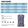 thumbnail image 5 of Lsque Watercolor Marine Animals Print Men's Cotton Blend Sleeveless Muscle Shirts (S-3XL)- Moisture Wicking, Odor Protection, UPF 30+,3X-Large, 5 of 8