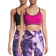 thumbnail image 2 of Avia Women’s Low Support Seamless Cami Sports Bra, 2-Pack, Sizes S-3XL, 2 of 12