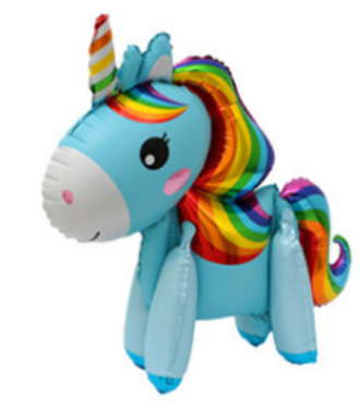 Unicorn Balloon Set 7 PC. JUMBO 3D Birthday Unicorn Balloons