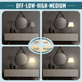thumbnail image 3 of Touch Lamp Switch 6 Pack,Touch Lamp Control Module for Dimmable LED,Bulbs,Lamp Switch Replacement Kit with Wiring Caps, 3 of 7