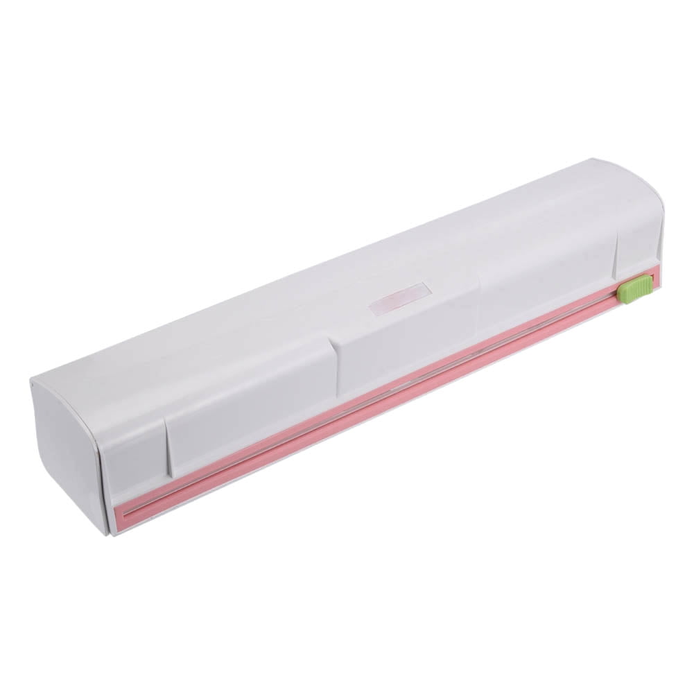 Food Wrap Dispenser Plastic Cutter Foil Cling Film Storage Holder Box Kitchen Supplies