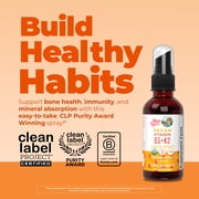 MaryRuth's Vitamin D3 + K2 Liquid Spray, Bone Support, Heart Health, USDA Organic, Sugar-Free, Gluten-Free, Vegan, 1 fl oz