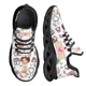 thumbnail image 1 of Zapatos de enfermería blancos para mujer, zapatillas deportivas transpirables de malla con diseño de marca para enfermeras y atención médica., 1 of 6