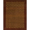 thumbnail image 1 of Ahgly Company Indoor Rectangle Abstract Maroon Red Checkered Area Rugs, 2' x 3', 1 of 6
