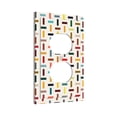 thumbnail image 2 of ZICANCN Outlet Covers Wall Plate, Multicolored Line Wicker Light Switch Cover Decorative, Duplex Toggle Combo 1-Gang, 2 of 9