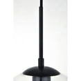 thumbnail image 5 of Baxter 3 Lights Black Pendant With Clear Glass, 5 of 7