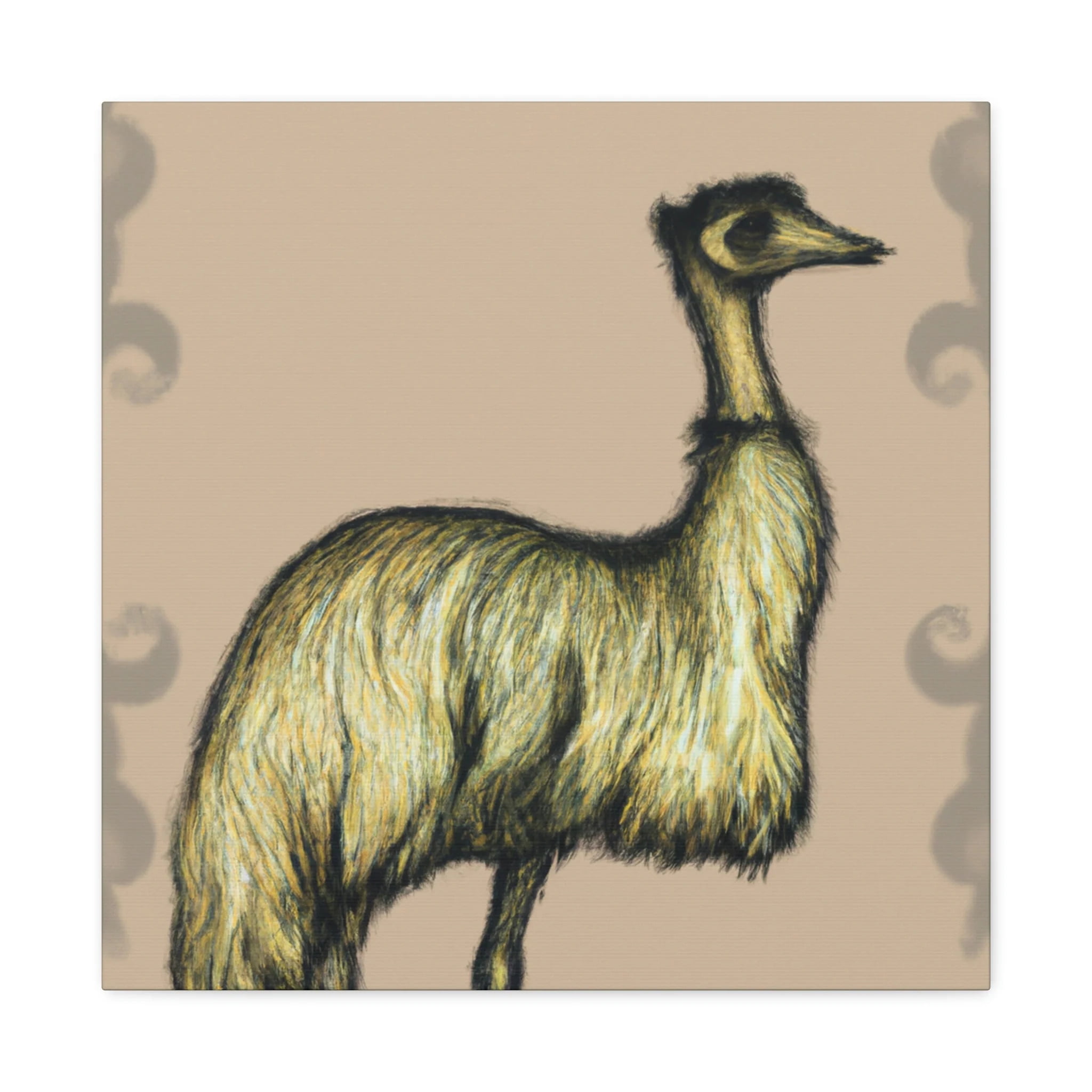 Emu in Grandeur Canvas