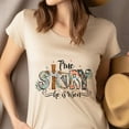 thumbnail image 4 of True Story He Is Risen Christian T-Shirt for Men and Women, CarolinaBlue, Size 3XL, 4 of 6