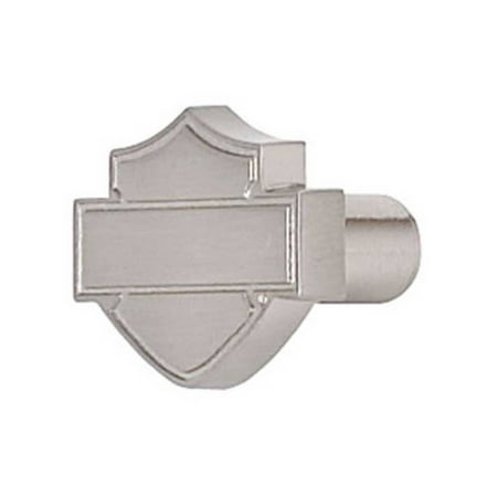 78 Brushed Nickel Silhouette (Ace Product Management Group HDL-10113 Brushed Nickel Bar & Shield Silhouette Cabinet Knob - Quantity)