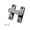 Gray, variant on Yihuala Heavy Duty Quiet Operations Door Security Latches None Drilling Required Adjustable Length for Various Door Thickne