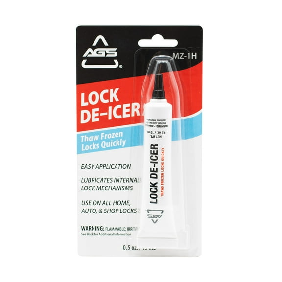 AGS Lock De-Icer for Lubricating Internal Lock Mechanisms - 0.5 oz Tube