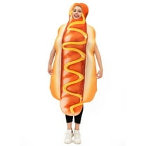 Seasons Halloween Hot Dog Costumes for Adult, One Size Fits Most