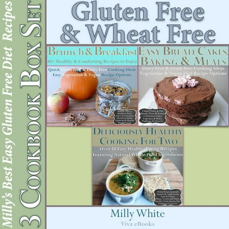 Gluten Free & Wheat Free Milly’s Best Easy Gluten Free Diet Recipes 3 Cookbook Box Set - (Best Dry White Wine To Cook With)