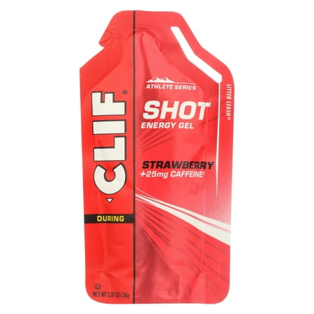 Clif® Shot Strawberry Energy Gel 1.2 oz. Packet