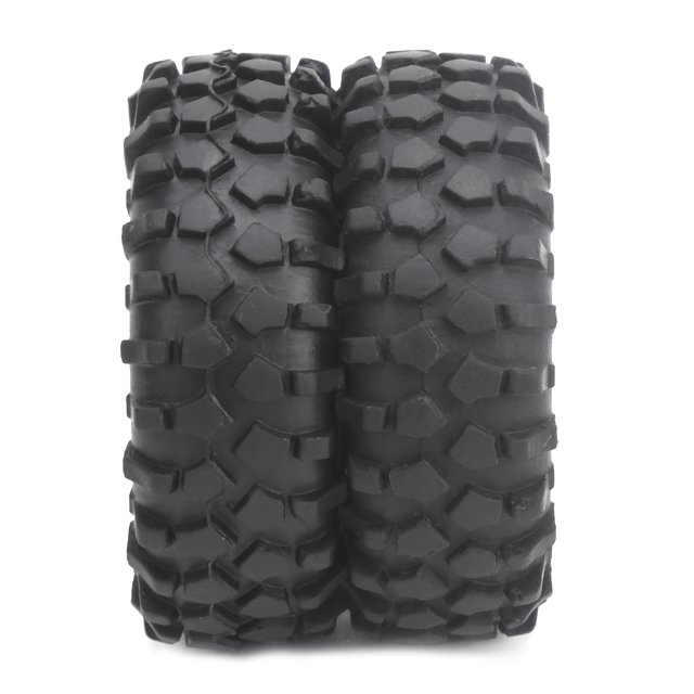 FLAMEEN 1/10 Wheel Tire, 2Pcs RC Rear Tires For RC Accessories For WPL D12 1/10 RC Trucks