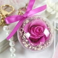 thumbnail image 3 of Boc Immortal Eternal Flower Keychain Pendant DIY Creative Birthday Mother Lover Gift, 3 of 10