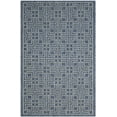 thumbnail image 2 of SAFAVIEH Courtyard Neville Geometric Tiles Indoor/Outdoor Area Rug, 5'3" x 7'7", Navy/Grey, 2 of 8