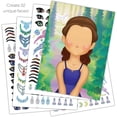 thumbnail image 3 of Bendon Create-A-Face Sticker Pad (Princess), 3 of 8