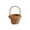 A001- Brown, variant on Small Wicker BasketwithHandle, Wicker Basket Small, 3X4inRattan Storage, Tiny Basket, Craft Display, Tan, 1 Pc