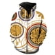 thumbnail image 1 of Sudadera con capucha y cremallera de lujo con estampado dorado para hombre, moderna y divertida, estilo urbano, tops extragrandes de manga larga para adolescentes, estilo Harajuku, 1 of 6