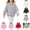 Gray, variant on YOUYEDIAN Jackets for Girls Fall Winter Full Zip up Hooded Jacket Casual Long Sleeve Fleece Hoodie