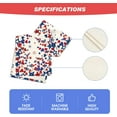 thumbnail image 3 of Blue Red Stars Patriotic 4th of July Table Runner, Seasonal Kitchen Dining Table Decoration for Home Party Decor 13x36 Inch, 3 of 6