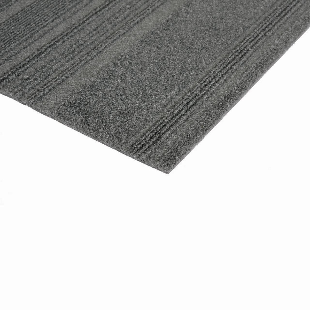 Shuffle Sky Grey Carpet Tiles - 24" x 24" Indoor/Outdoor, Peel and Stick Carpet Tiles - 60 sq. ft. per box – Pack of 15 Tiles