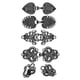thumbnail image 2 of 4 Piezas Clips para Chal Yuyangstore Aleación Capa Cierres Negro, 2 of 8