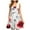 H-White, variant on ZQUUVOU Women's Casual Plus-Size Sleeveless Round Neck Short Floral Dress White