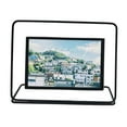 thumbnail image 1 of GUOOL Nordic Glass Picture Frame for Home Office with Glass Front Simple Photo Frame Black Horizontal, 1 of 9