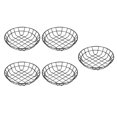 thumbnail image 1 of 5pcs Picnic de material acero Inoxidable De Comida Rápida Canasta De Palomitas De Maíz Para Servir, 1 of 9