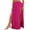 Rose Red, variant on FOCUSNORM Women's Elastic Waist High Split Wrap Flowy Long Maxi Skirt