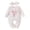 a-32White14, variant on FINALGANG Baby Girls Crew Neck Long Sleeve Waffle Knit Letter Bow Embroidery Side Ruffle Jumpsuit Big Bow Headband Two Piece Outfit Sets Cozy Sets 3-6 Months