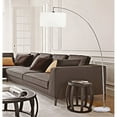 thumbnail image 2 of 86 Inch Allegro Silver Arc White Marble Floor Lamp, 2 of 3