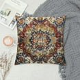 thumbnail image 2 of Nawypu Throw Pillow Cover Boho, Vintage Persian Pillow Cover Ethnic Decorative Pillow Cases Home Outdoor Square Red Pillowcase for Bed Sofa Couch, 2 of 5