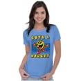 thumbnail image 3 of Retro Cute Hungry Funny PACMAN Game Women's T Shirt Ladies Tee Brisco Brands M, 3 of 6