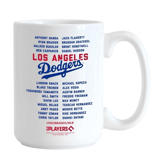 Taza de café con el logotipo de las marcas Los Angeles Dodgers 2024 World Series
