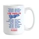 thumbnail image 1 of Taza de café con el logotipo de las marcas Los Angeles Dodgers 2024 World Series, 1 of 2