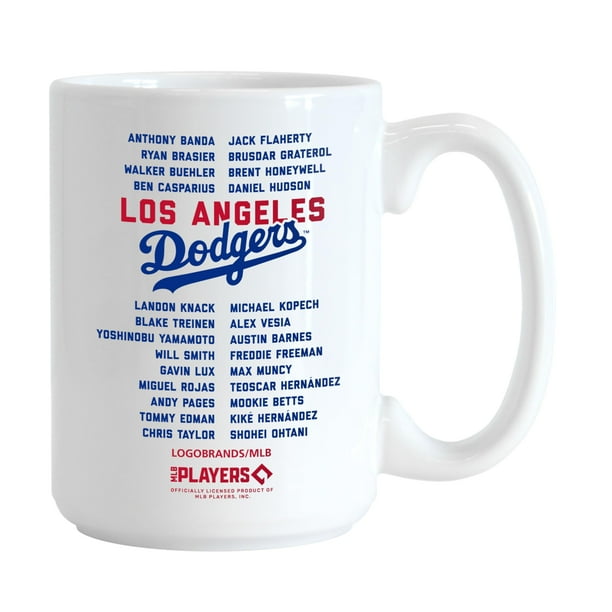 Taza de café con el logotipo de las marcas Los Angeles Dodgers 2024 World Series