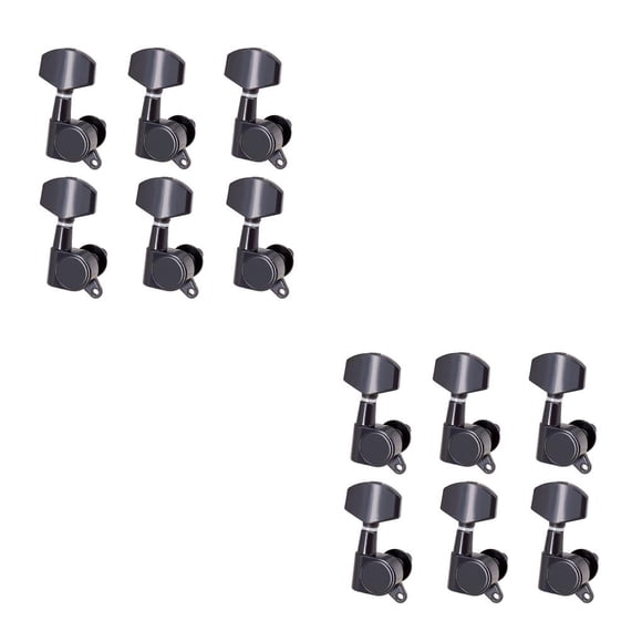 Toystoory 6 piezas Tuning Peg Tuner Heads Kit de guitarras para reemplazar Type1 NO1