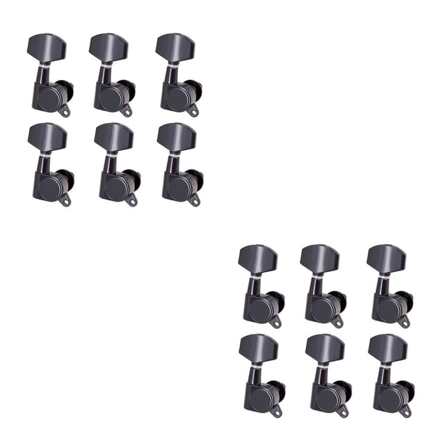 Toystoory 6 piezas Tuning Peg Tuner Heads Kit de guitarras para reemplazar Type1 NO1