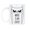 Black, variant on Owl Cup Owl Mug Barn Owl Barn Owl Mug Owl Lover Gift Owl Gift Funny Owl Mug Owl Coffee Gif