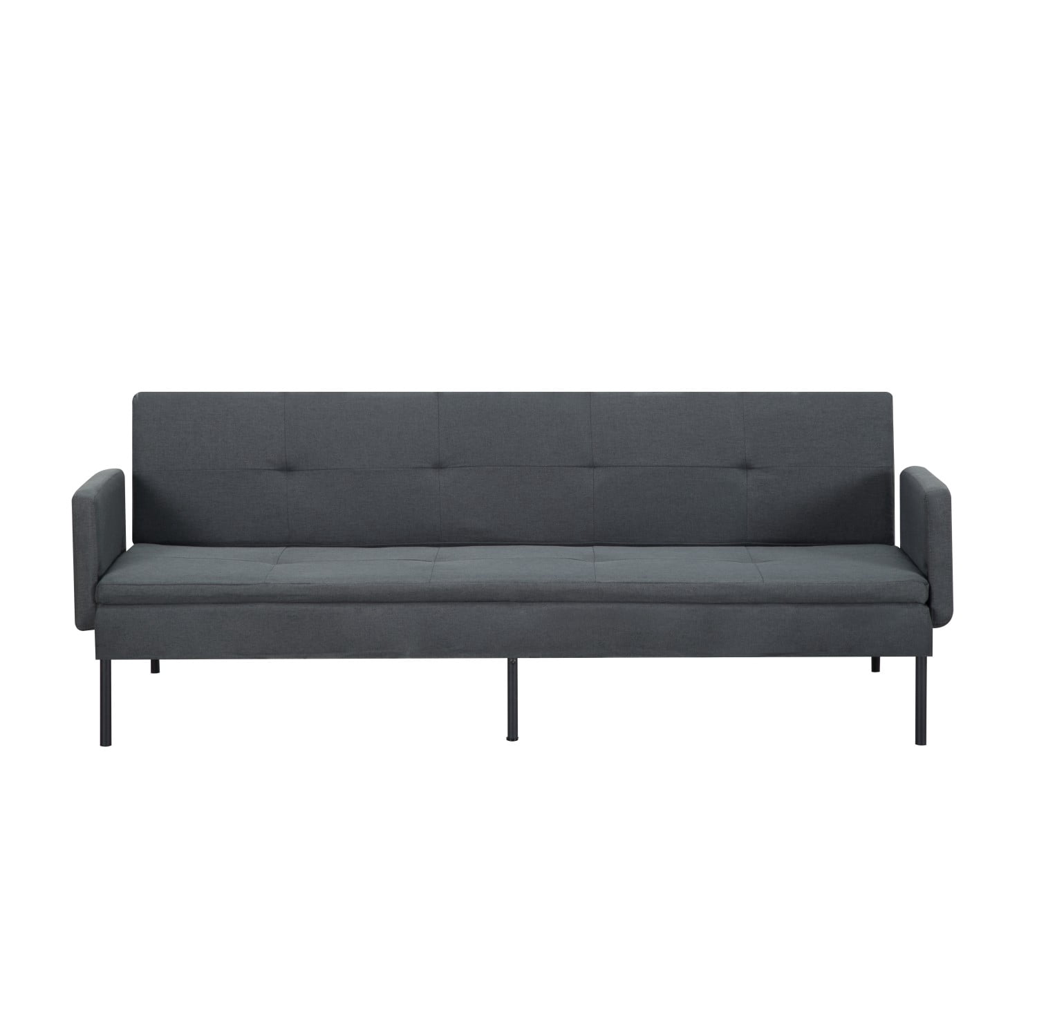 Gewnee Convertible Futon Sofa Bed, 74.8" Comfy Loveseat Sleeper Sofa with Adjustable Backrest Armrest,Small 2 Seater Futon Couch for Living Room,Bedroom
