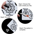 thumbnail image 4 of 7 Styles Mandala Flower Pattern Templates Large Reusable Plastic Square Stencils Sign, 4 of 7