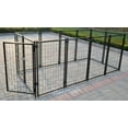 thumbnail image 3 of Omitree NEW Modular Heavy Duty Dog Kennel Welded Steel Panel Pet Cover 4' W x 8' L x 4' H, 3 of 8